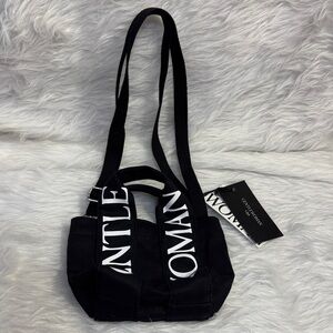 Elegant Black Canvas Tote by